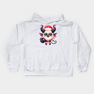 Krampus Illustration Kids Hoodie